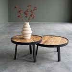 De perfecte salontafelset voor in ieder industrieel interieur, salontafelset Sanne