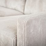 Detail foto stof hoekbank Steije beige