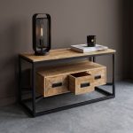 TV-meubel Sem van 100cm perfect voor in een robuust industrieel interieur.