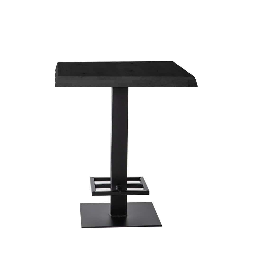 Bartafel Counter - Zwart 80 cm