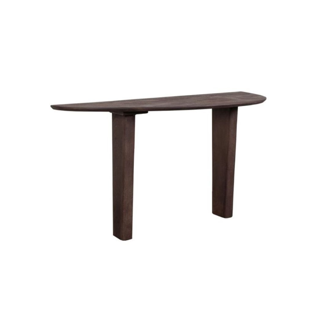 Side Table WOW van LABEL51 sandblasted mangohout in een espresso kleur