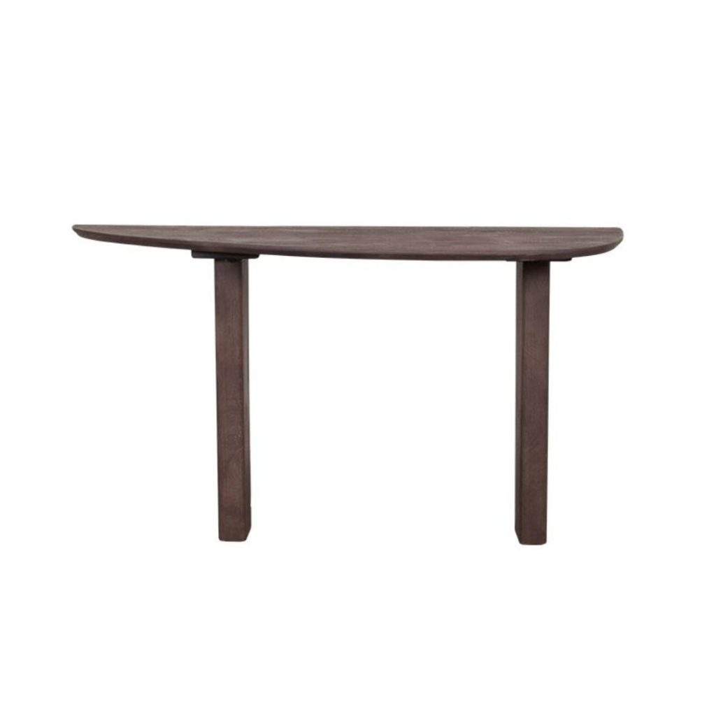 Side Table WOW van LABEL51 sandblasted mangohout in een espresso kleur