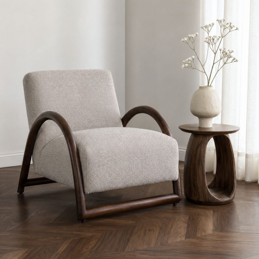Fauteuil Viggo van LABEL51 perfect voor in een trendy japandi interieur