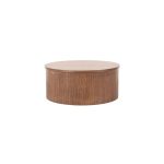 Salontafel Oliva van LABEL51 in walnootbruine uitvoering