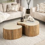 Salontafelset Mara 2 uit de HUUS Premium Collectie is een stijlvolle en eigentijdse toevoeging aan je woonkamer