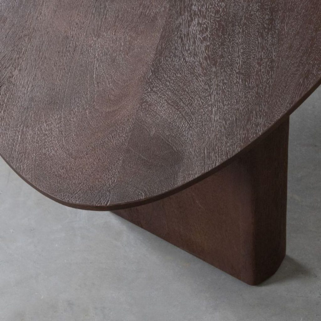 Detail tafelblad salontafel WOW van LABEL51 houtstructuur