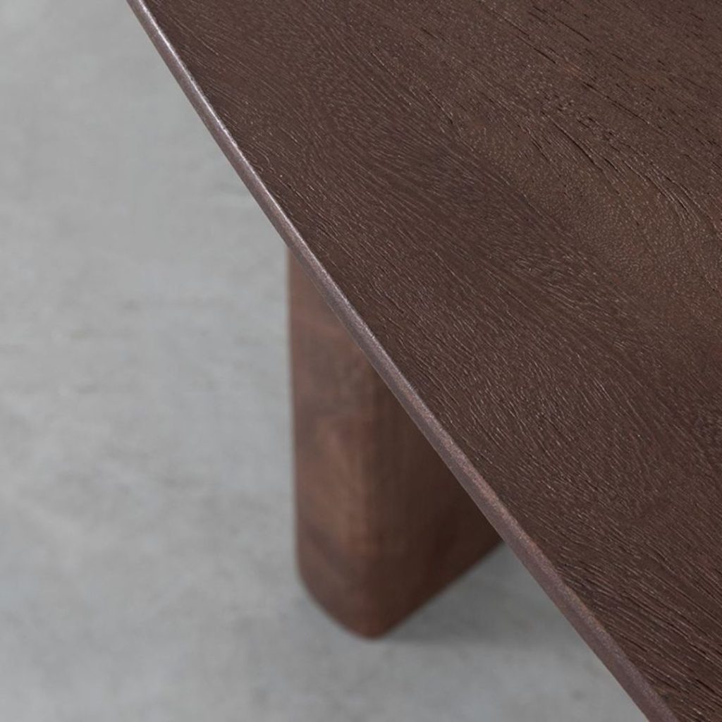 Detail tafelblad salontafel WOW van LABEL51 houtstructuur
