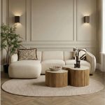 Salontafelset mara travertin 2 van HUUS Premium Collectie
