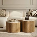 Salontafelset travertin Mara 2 HUUS Premium Collectie