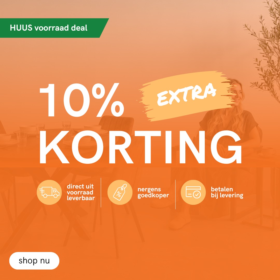 10% extra korting op alle geselecteerde voorraad meubels!