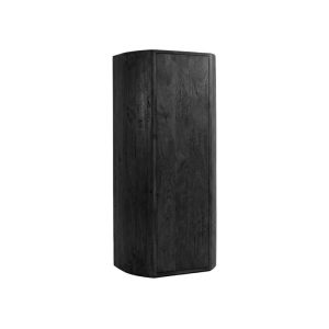 Hoge Kast Saya in zwart mangohout 140cm hoog
