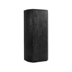 Hoge Kast Saya in zwart mangohout 160cm hoog